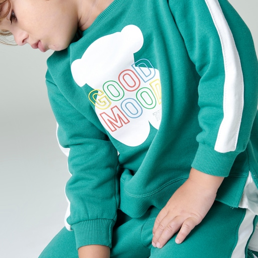 Good Mood sweatshirt in Casual green