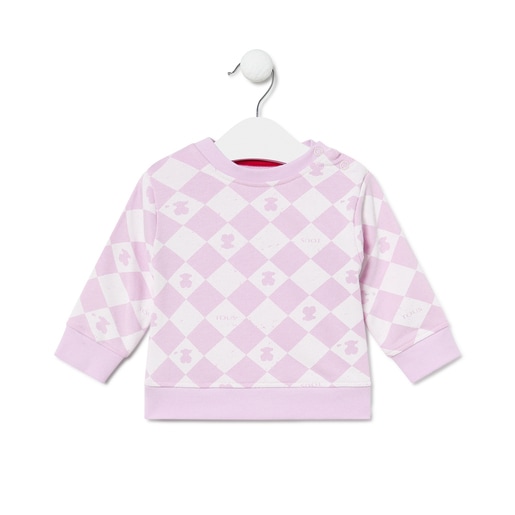 Sweatshirt Casual cor-de-rosa