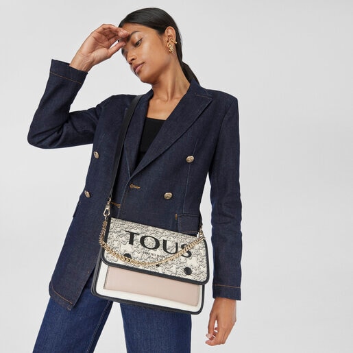 Tous Kaos Mini Brown Crossbody Bag, latest offers on Tous Moda