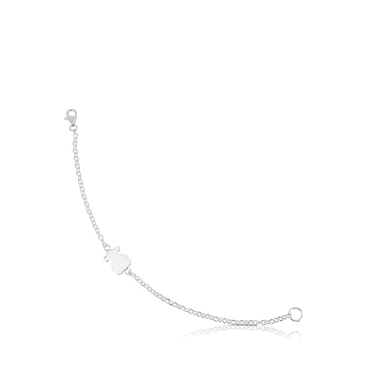 Silver TOUS Bear Bracelet 16cm