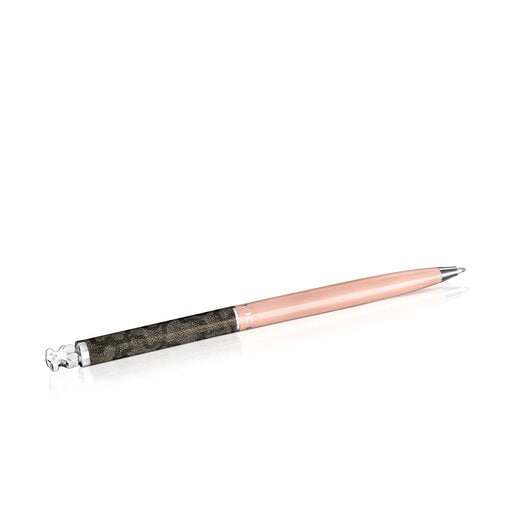Stalowy długopis TOUS Kaos, lakierowany w kolorze różowym