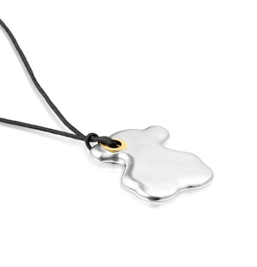 Collana in argento con orso Luah