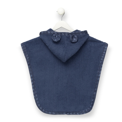 Poncho de playa Multiosos azul marino