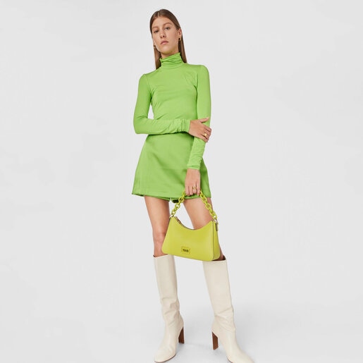 ライムグリーンのTOUS Sylvia ショルダーバッグ