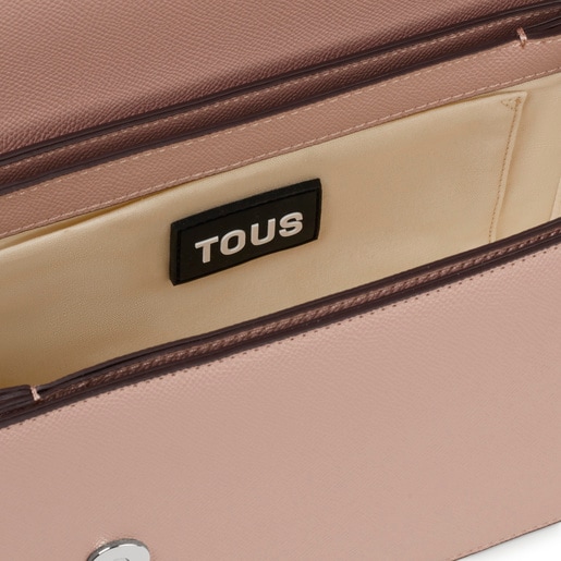 Medium taupe-colored Crossbody bag TOUS Brenda