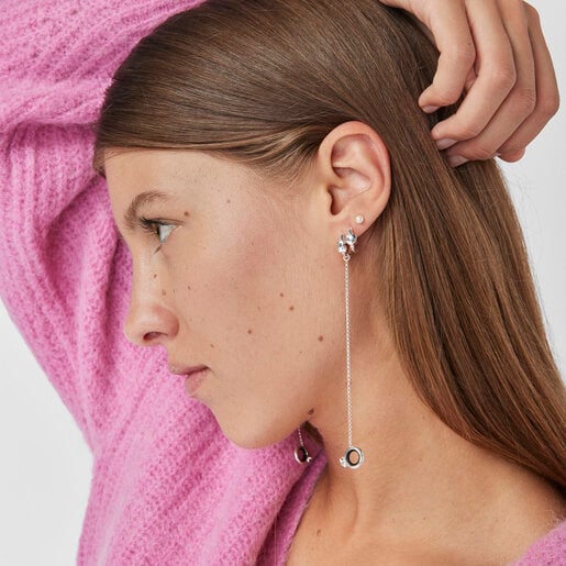 Silver Mini Icons Earrings for airpods