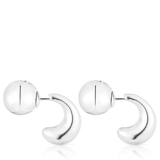 Silver Hoop earrings TOUS Balloon