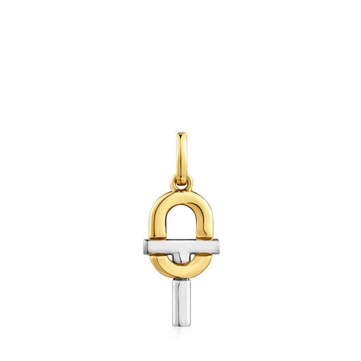 TOUS MANIFESTO Pendant in silver with 18kt gold plating over silver