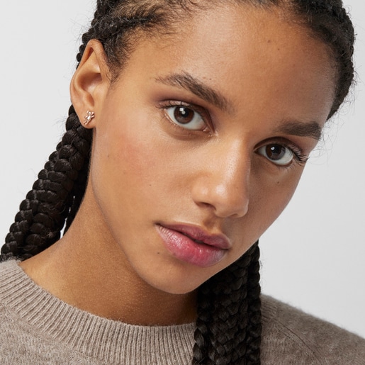 Aros Teddy Bear de plata