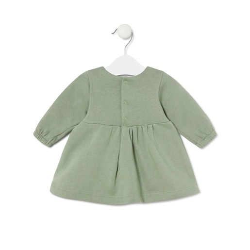 Baby girls dress in Classic green