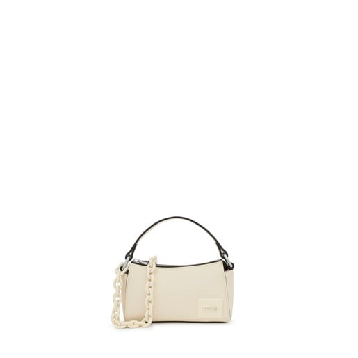 Mini borsa a tracolla beige TOUS Amanda