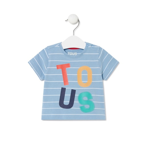 Tous - BoyS T-Shirt In Casual Sky Blue - Bavlna