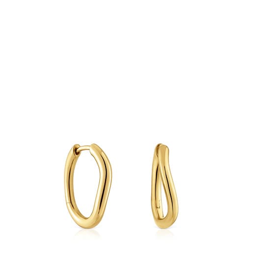 Aretes aro de oro 14 mm New Hav