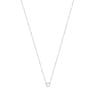 White Gold Les Classiques heart Necklace with Diamonds