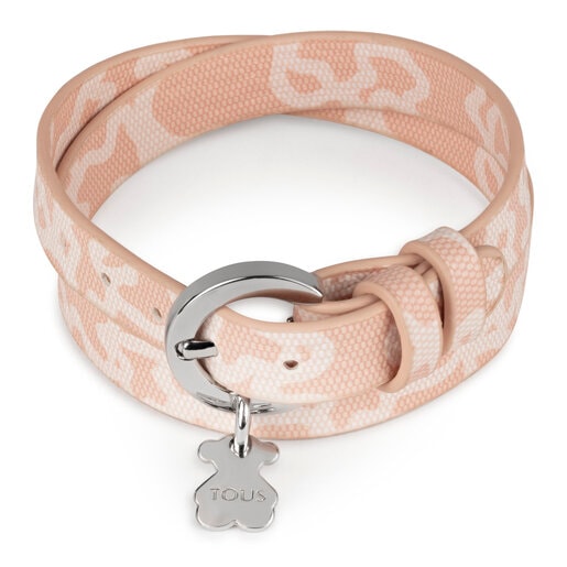 Doble bracelet Kaos Mini rosa