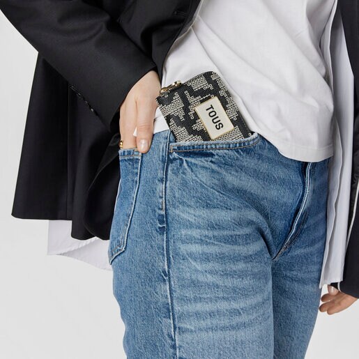 Monedero negro Kaos Pix