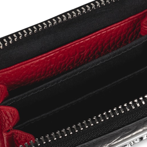 Monedero mediano Tous Script negro