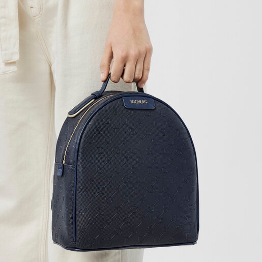 Navy blue Script Day Backpack