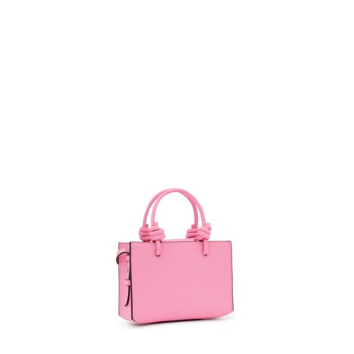 ピンクのオリゾンタル・ミニバッグ TOUS La Rue New