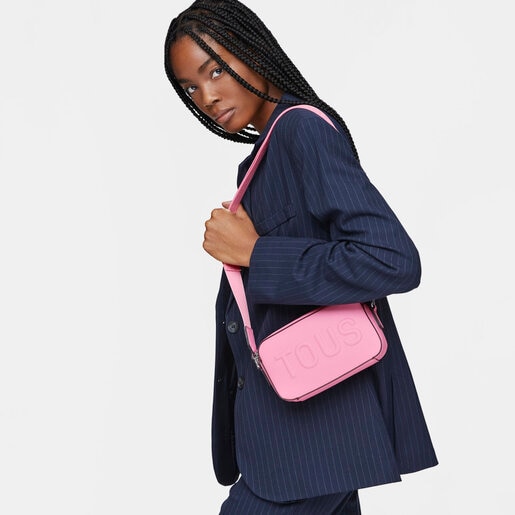 Pink Crossbody reporter bag TOUS La Rue New