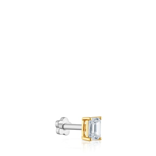 14kt gold Ear piercing with 0.21ct lab-grown diamond Shine LGD