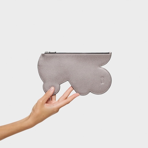 حقيبة أدوات تجميل باللون الفضي من التشكيلة TOUS Bear