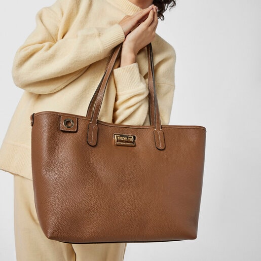 Brown leather TOUS Legacy Tote bag