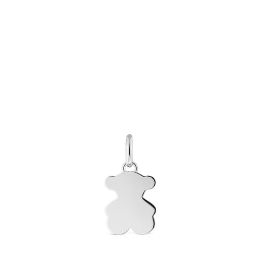 Pingente pequeno urso em prata 12 mm Sweet Dolls