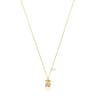 Gold Oceaan Necklace with pearl