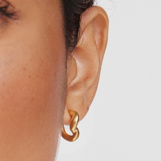 Silver vermeil Hoop earrings New Hav