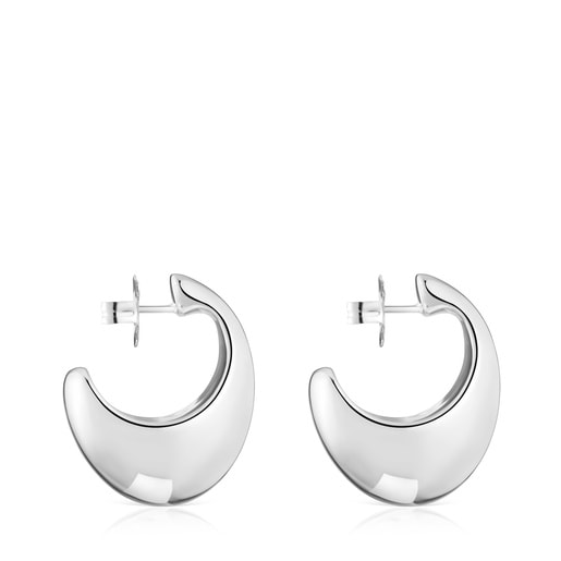 עגילי חישוק Warm מכסף