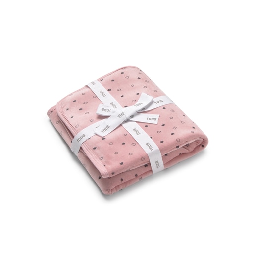 Baby blanket in Mini pink
