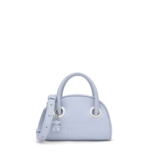 Small grayish blue Bowling bag TOUS Poppy