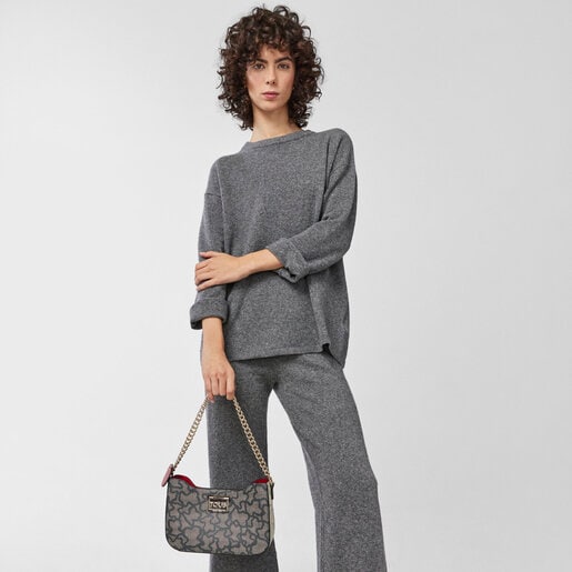 Черная сумка-багет Kaos Legacy