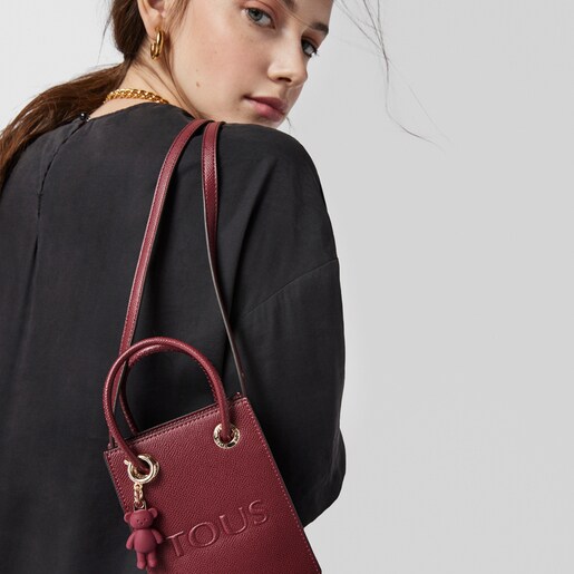 Mini burgundy XS TOUS Pop Handbag