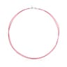 Pink nylon TOUS Nylon Basics Necklace