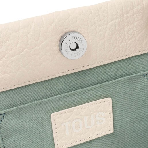 Small beige Crossbody bag TOUS MANIFESTO New