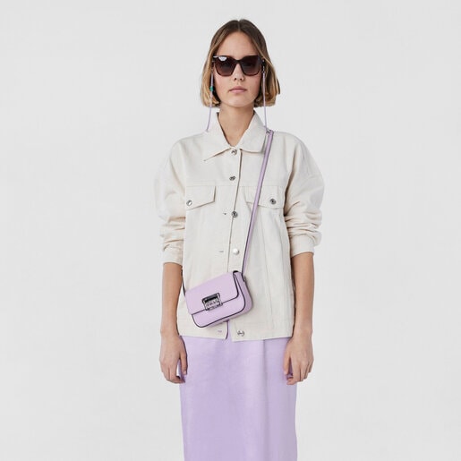 Mini bandolera de piel malva TOUS Legacy