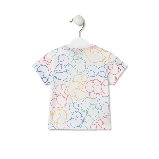 Multicoloured Bold Bear t-shirt in Casual unique