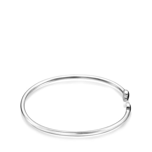 TOUS Mini Onix Bracelet in Silver with Onyx 5,5cm