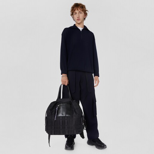 תיק גב TOUS Empire Padded בגודל גדול במיוחד בצבע שחור