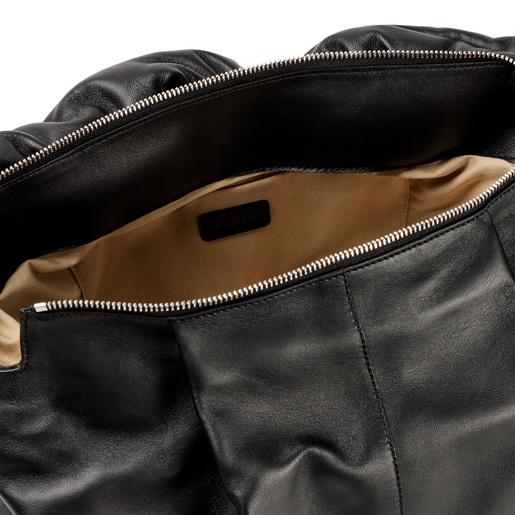 Sac TOUS Soft grand en cuir noir