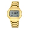 Bel-Air Digital watch with gold colored IP steel strap