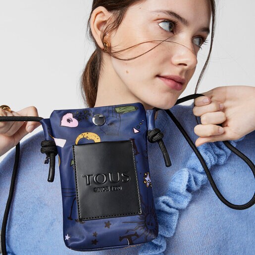 Mini bolsa azul TOUS Magic