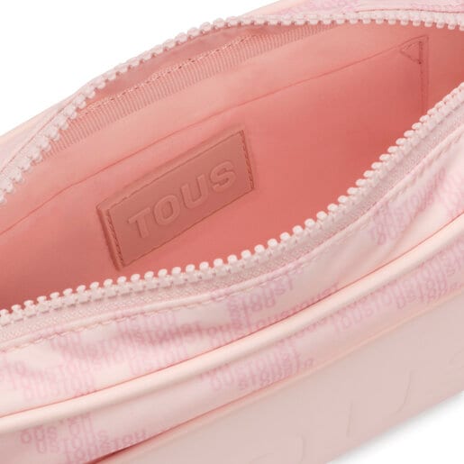 Růžová Crossbody taška reportérka Kaos Pix Soft