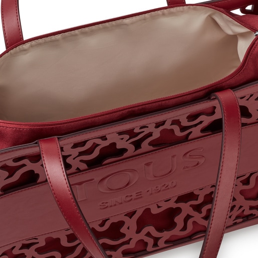 Sac shopping Amaya Kaos Shock grand bordeaux