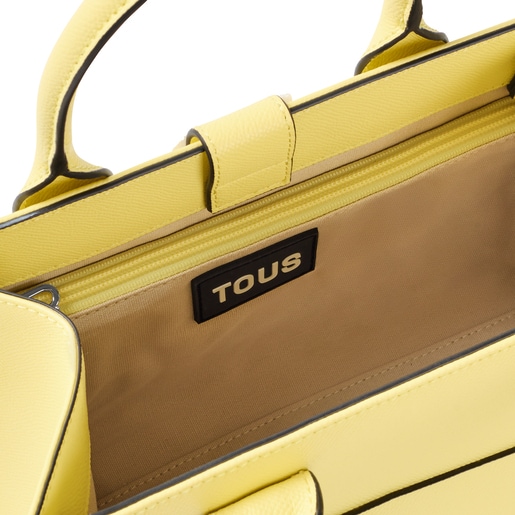 Medium yellow TOUS La Rue Amaya Shopping bag TOUS