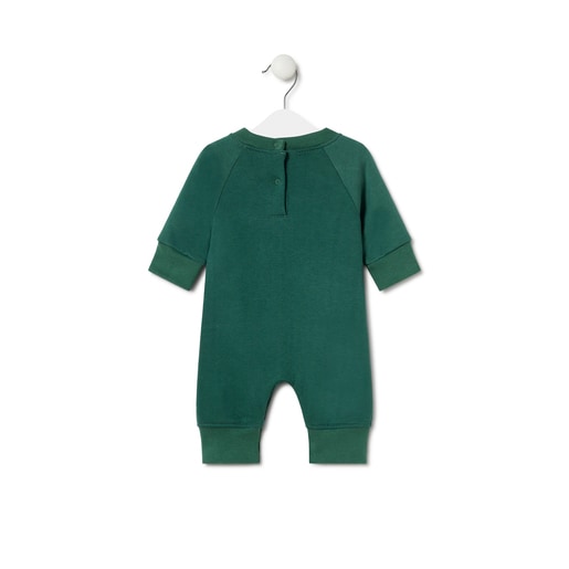 Baby playsuit in Trend green