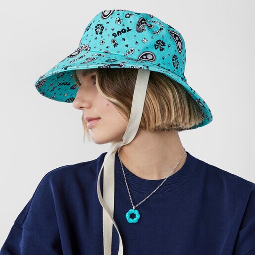 Green TOUS Gems Band Hat