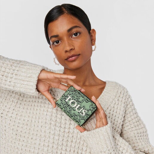 Monedero colgante caqui TOUS Kaos Mini Evolution